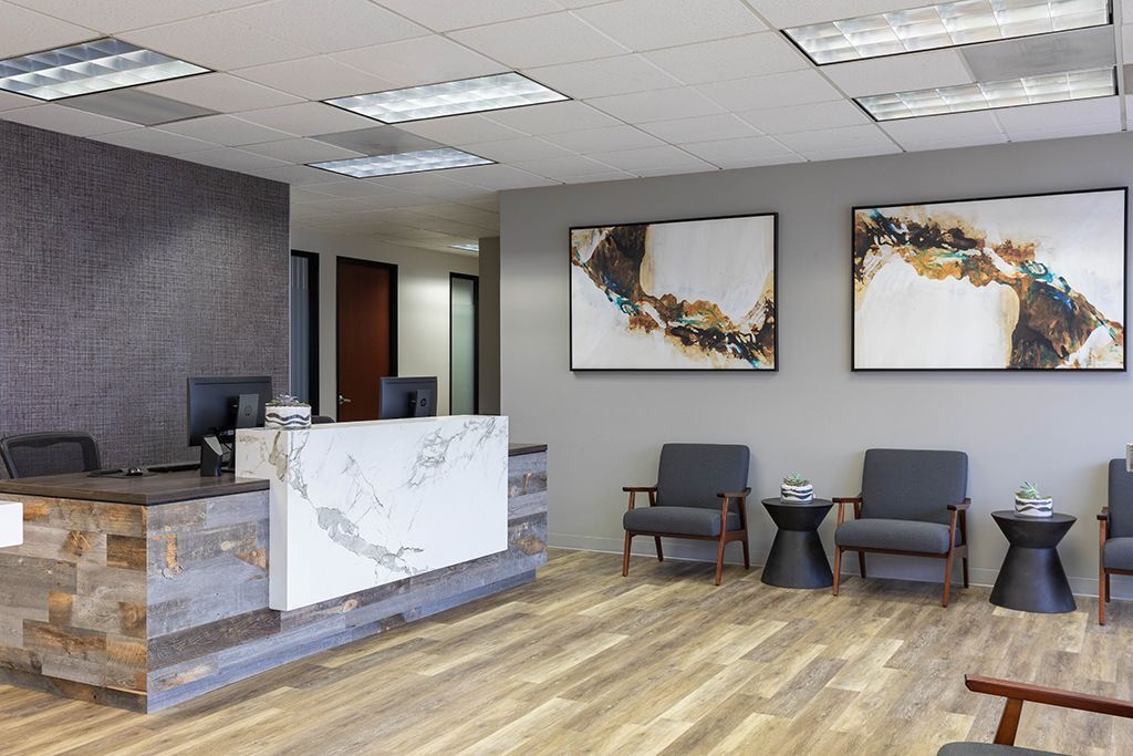 Office reception area 